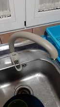 FRAP-grifo de latón de 5 colores para fregadero de cocina, mezclador de agua fría y caliente de un solo Mango, caño giratorio, repisa de lavabo, F4113
