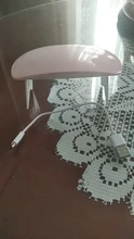 XZMUV-minisecador de uñas portátil, lámpara de manicura de 6 LED UV, Cable USB, para uso doméstico, 6W