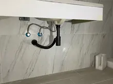 Drains Sink Basin Siphon P-Trap-Pipe Bathroom Bottle-Trap Pop-Up Waste Brass Black 