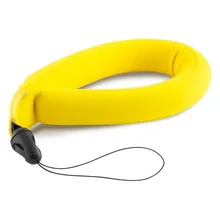 Плавающий ремешок для спортивной камеры неопреновый желтый