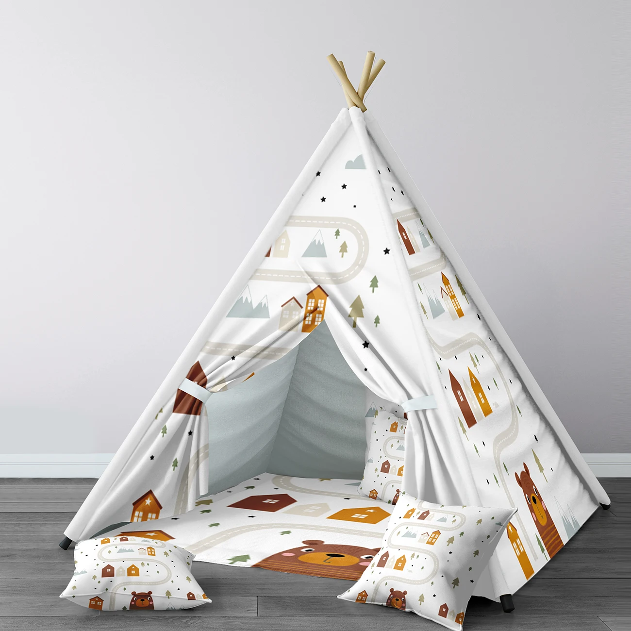 Игровая палатка для детей Wigwam портативная крытая игровая площадка палатки