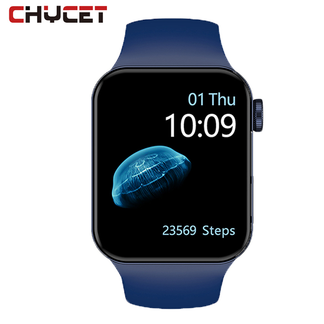 IWO Smartwatch Smart Watch Series 7 Double Button Heart Rate Monitor Dial Call Smart Watches Men Women For IOS Android