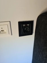 Eu-Power-Socket-Socket Outlet Glass-Panel Usb-Charging-Port Crystal Wall SRAN with 16A