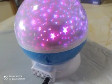 Lamp Children Star Projector Led-Night-Light Rotating-Starry Bedroom Nursery Moon