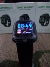 Reloj inteligente Y68 con pantalla a Color, pulsera Portátil con Bluetooth, monitor de frecuencia cardíaca y presión arterial, reloj de monitoreo de llamadas entrantes