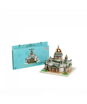 

490 St. Isaac's Cathedral. Model of cardboard St. Petersburg in miniature. smart paper.