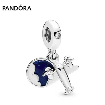 

Pandora charm silver 925 original pendant "Airplane"