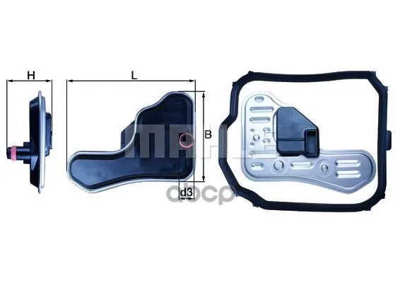 Фильтр Акпп Peugeot/Citroen Mahle/Knecht Hx148d Mahle/Knecht арт. HX148D