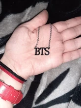 Jin Suga Jhope Jungkook V Jimin-collar de cadena de acero inoxidable, con letras, amigos, seguidores, regalos coreanos, Harajuku, Kpop, para niños