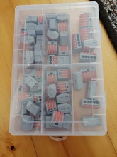 Connector-Wire Nut-Terminal-Blocks Lever Spring Electric-Cable Home-Tools Solder Reusable