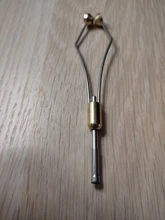 CONTEMPLATOR 2 estilos opcionales tapered pies bala bobina titular con arco de la boca o negro, punta de cerámica tamaño estándar atado de moscas herramienta