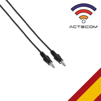 

ACTECOM CABLE AUDIO STEREO MINI JACK 3.5 M/M 1m APROX.