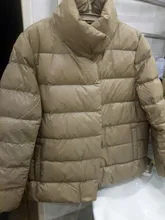 Puffer Jacket Coat Parkas Winter Women Weightless Ultra-Light New Collar Stand Warmness