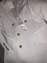 Chaqueta lisa de primavera y otoño para mujer, chaqueta Sexy rosa de manga larga con doble botonadura, abrigo ajustado, Top para mujer, ropa de moda 2020