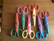 6 uds DIY encaje Zig Zag tijera álbum La escuela pinking corte creativo foto de libro de recuerdos de corte de papel para manualidades diario hecho a mano