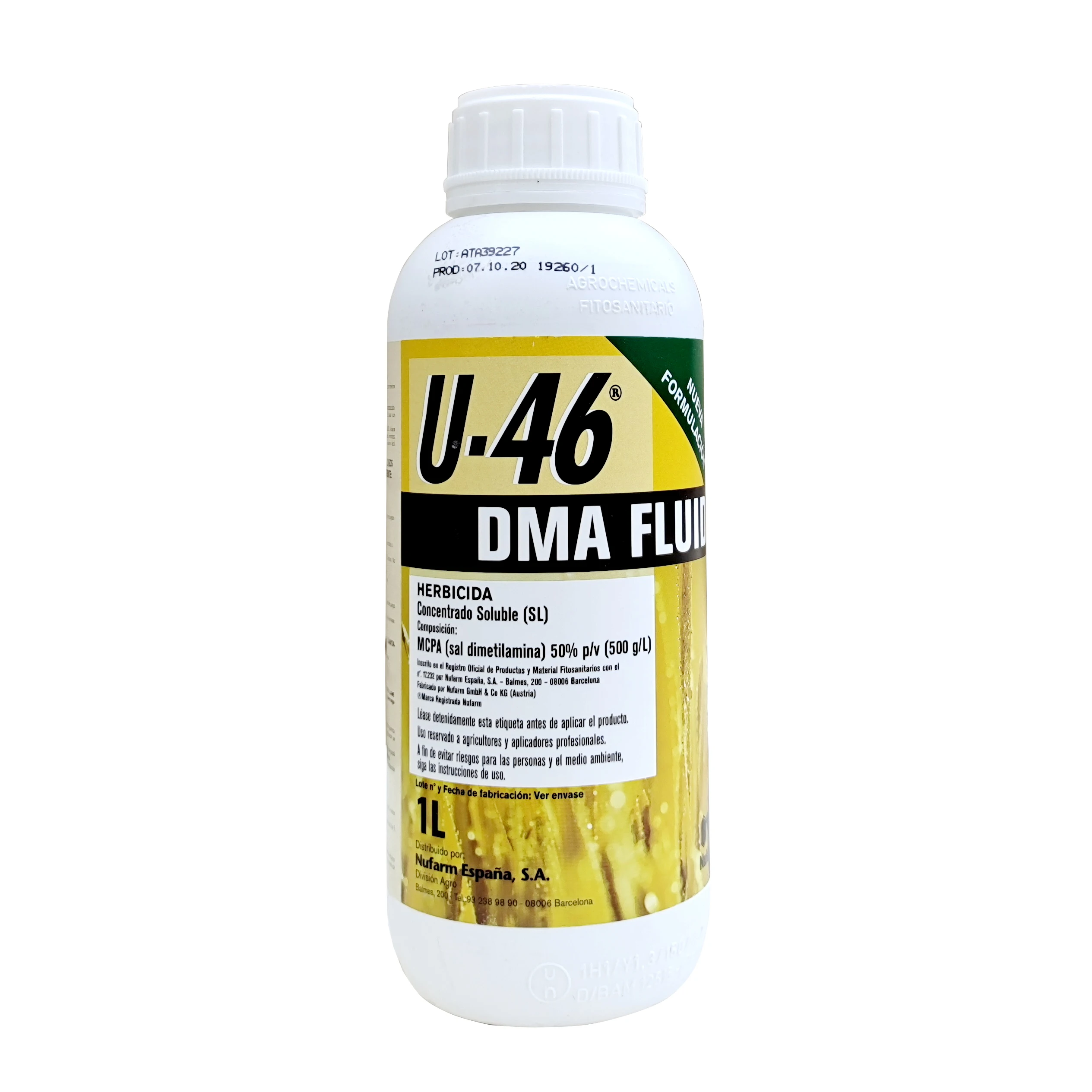 Desherbant Herbicide Selectif 1l U46® M Fluid 50 Engrais Composé