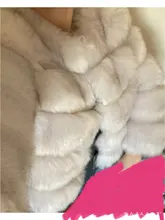 ZADORIN-abrigos de visón de S-3XL para mujer, Top de piel sintética rosa a la moda, prendas de vestir cálidas y gruesas, chaqueta de piel falsa para invierno, 2020