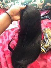 Pelucas de diadema largas y rectas para mujeres negras, pelo sintético resistente al calor, hecha a máquina, 20, 22, 24, 26, 28 y 30 pulgadas