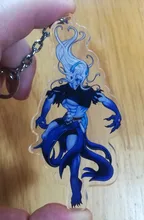 Vograce abalorios holográficos acrílico transparente impreso holograma llavero, haga su propio llavero acrílico con anime