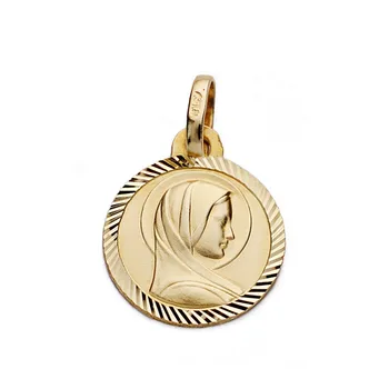 

Medal 9k gold French 19mm. [AA0691GR] -Customizable-RECORDING INCLUDED IN THE PRICE