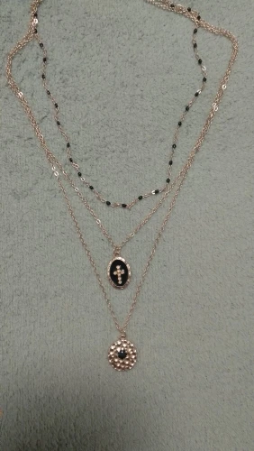 Collier Vintage Multirangs Abéline