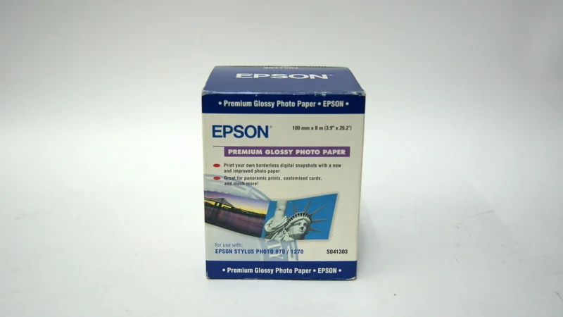 Фотобумага S041303 Epson Premium Glossy Photo Paper 100mm*8m 255г/м3 Рулон | Компьютеры и офис