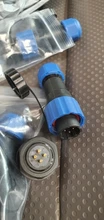 Conector a prueba de agua SP16 IP68, enchufe macho y hembra de 2/3/4/5/6/7/8/9 Pines, conector de Cable de montaje en Panel, enchufe de aviación