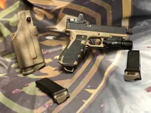 Mira holográfica de Metal para caza, visor de punto rojo RMR, colimador, reflejo Glock, compatible con Weaver carril de 20mm, Airsoft