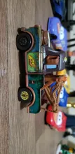 Disney Pixar Cars 3-Rayo McQueen Mater Pision Cup Mater 1:55, juguete de coche de aleación de Metal fundido a presión, regalo de cumpleaños para niños