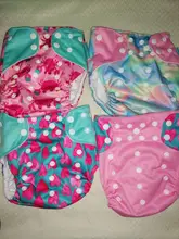 Happyflute 4 unids/set lavable ecológico tela cubierta de pañal ajustable reutilizable de tela pañales pañal de tela de fit 3-15kg bebé