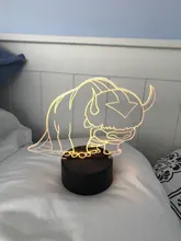 Nightlight 3d-Lamp Room-Decor Appa-Figure Legend-Of-Aang Avatar Kids Child Airbender