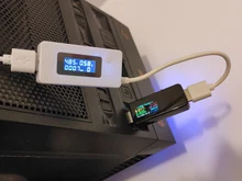 Probador USB U96, voltímetro Digital de CC, amperímetro, cargador tipo batería externa, indicador, medidor de corriente de voltaje, detector + carga + cocodrilo