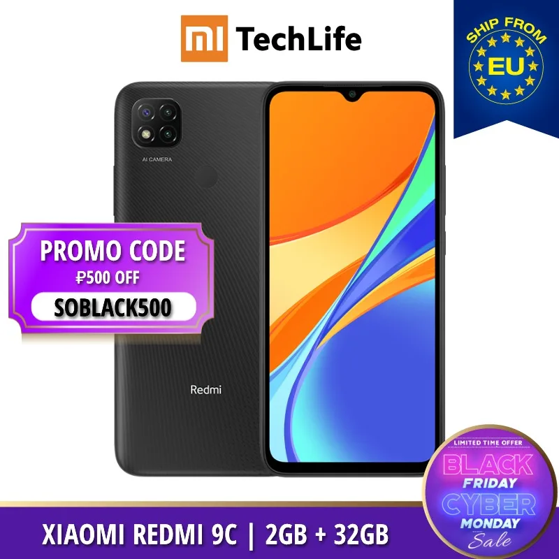 Глобальная версия Xiaomi Redmi 9C 32 ГБ ROM 2 Гб RAM (абсолютно новый/Герметичный) redmi9c