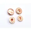 Rose gold Fashion Spring Metal Snaps Buttons Spring Snap Fasteners Leatherworking Metal Snap Tool Leather Snaps Leather Fastener 6