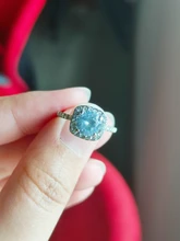 Anillo para mujeres de moda moderno, anillo de compromiso de circonita de cristal AAA blanca, regalo de joyería de boda, 2020