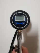 Manómetro Digital LCD para neumáticos de coche y motocicleta, medidor de aire PSI de 1/8 pulgadas NPT precisión: 0.01Bar, 0-200PSI