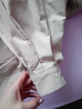 Señoras manga linterna blusa elegante camisa de las mujeres blanco negro Casual botón Vintage cuello Oficina camisa Mujer