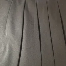 Wide Leg-Trousers Fit-Pants Pleated Spring Autumn Split Black High-Elastic Women Fashion