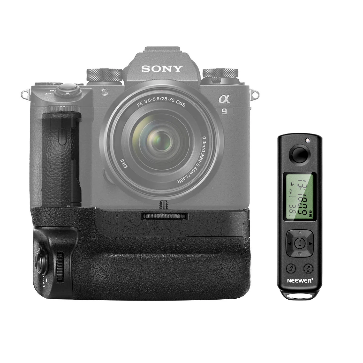 Neewer Вертикальная батарейная ручка для камер Sony A9 A7III A7RIII замена VG C3EM работает