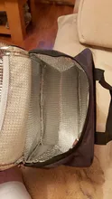 PURDORED-fiambrera grande portátil para mujer, bolsa impermeable para comida, Picnic, fiambrera, aislante, bolsa fresca para comida Bento, 1 ud.