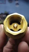 Vertical-Lift-Spring-Check-Valve One-Way-Non-Return-Valve Brass Water BSP for 3/4-Female-Thread