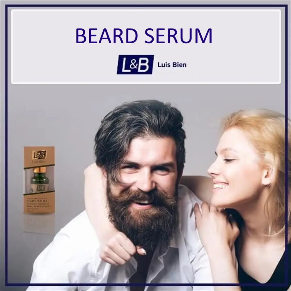 Luis Bien Сыворотка для бороды продукт для ухода за бородой местное лечение Сыворотка для стимуляции быстрого ухода за густыми волосами