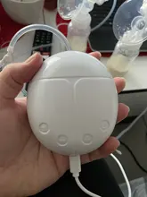 ZIMEITU-Bomba de leche eléctrica doble, succionadora potente de pezones, bomba de lactancia eléctrica USB con botella de leche para bebé, almohadilla de calor en frío