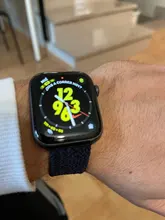 Correa de nailon trenzado para Apple Watch, correa elástica de 44mm, 40mm, 42mm y 38mm, serie iWatch 3, 4, 5, SE, 6