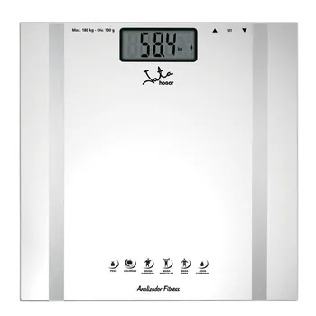 

Jata 532 bathroom scale-fitness analyzer-capacity 180kg-100g graduation-large lcd viewer size-4 * high sensors