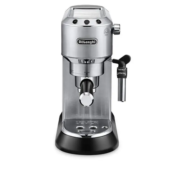 Delonghi HOUSEHOLD 홈 커피 머신, 반자동 이탈리아 카페 메이커, 에스프레소 홈 펌프, EC685.M, DIY 우유 거품, 15bar, 1.1L 실버