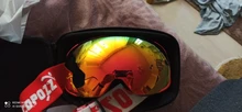 COPOZZ magnético gafas de esquí con cambio rápido de la lente y Set de fundas 100% UV400 protección Anti-niebla Snowboard gafas para los hombres y las mujeres