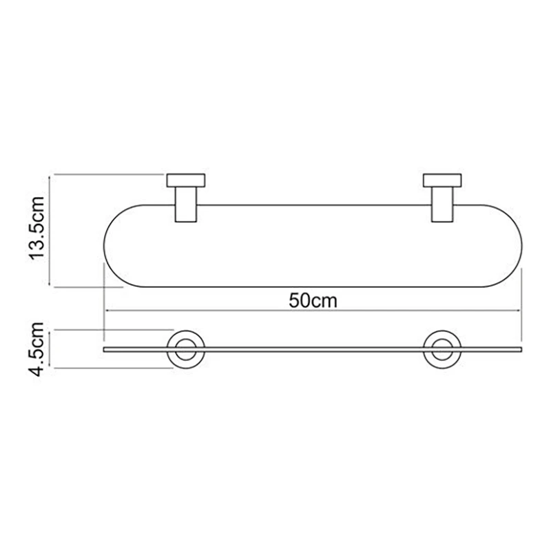 Полочка для ванны WasserKRAFT Donau K-9424