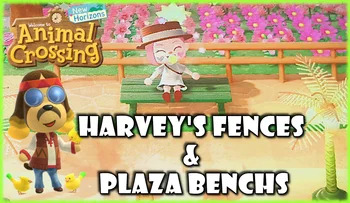 

Animal Crossing: New Horizons | Harvey’s Fences, Plaza Benchs + Unique Items | VERY CHEAP AND FAST DELIVERY