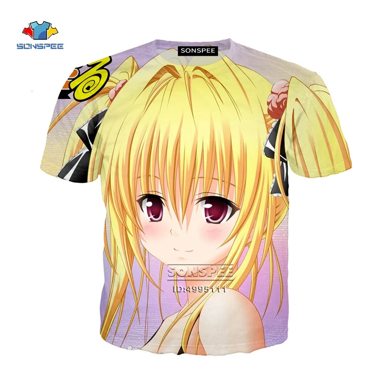 16 YOJULY/Повседневная футболка унисекс с 3D принтом «Otaku», «Toraburu To Love Ru», «Kawaii Girl Momo», «Harajuku», летняя футболка, молодежные топы, A856 - Цвет: 16